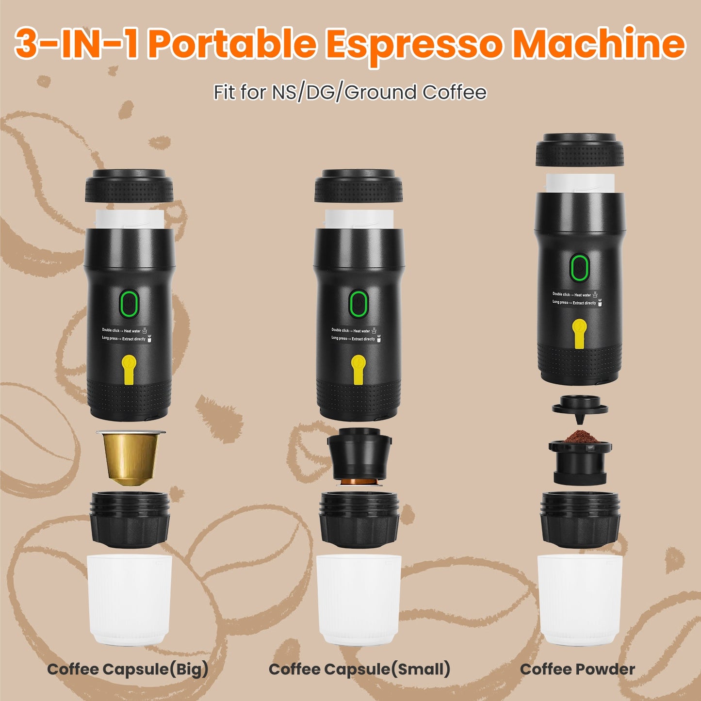 MiniBrew™ Portable Espresso Maker