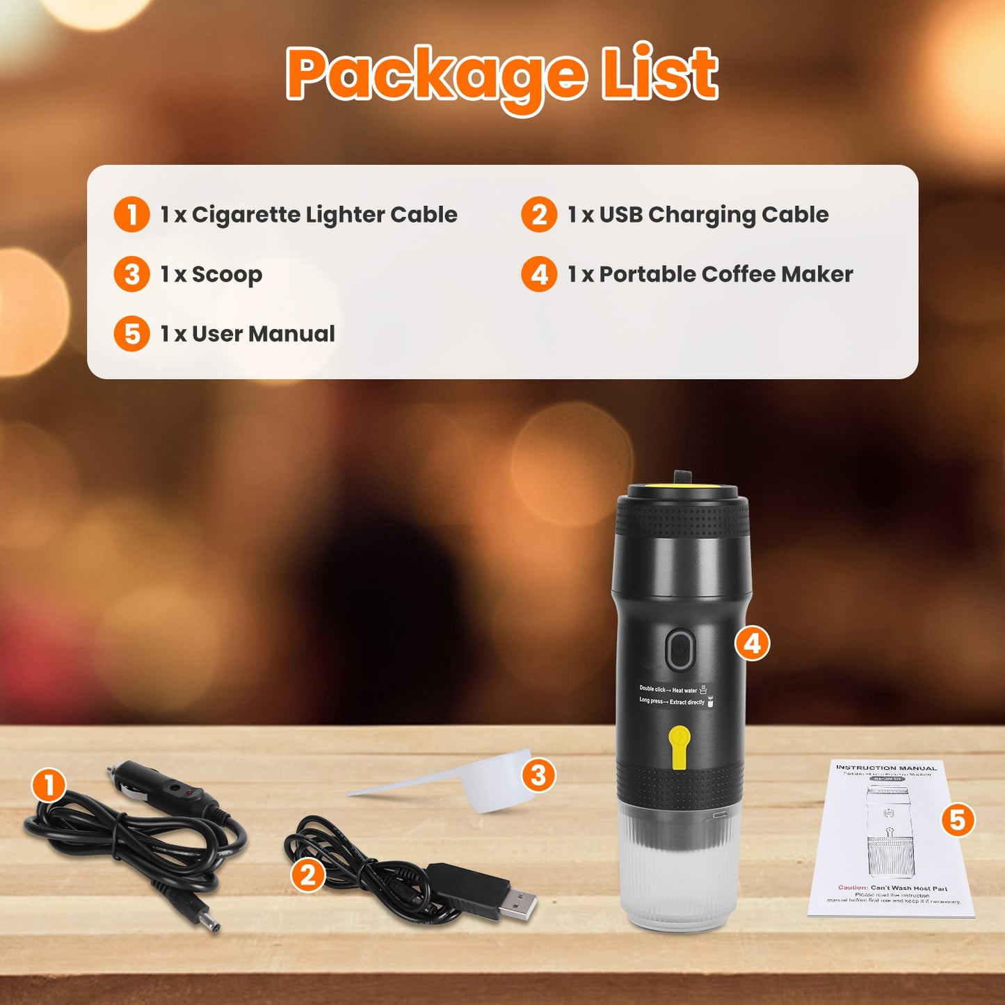 MiniBrew™ Portable Espresso Maker