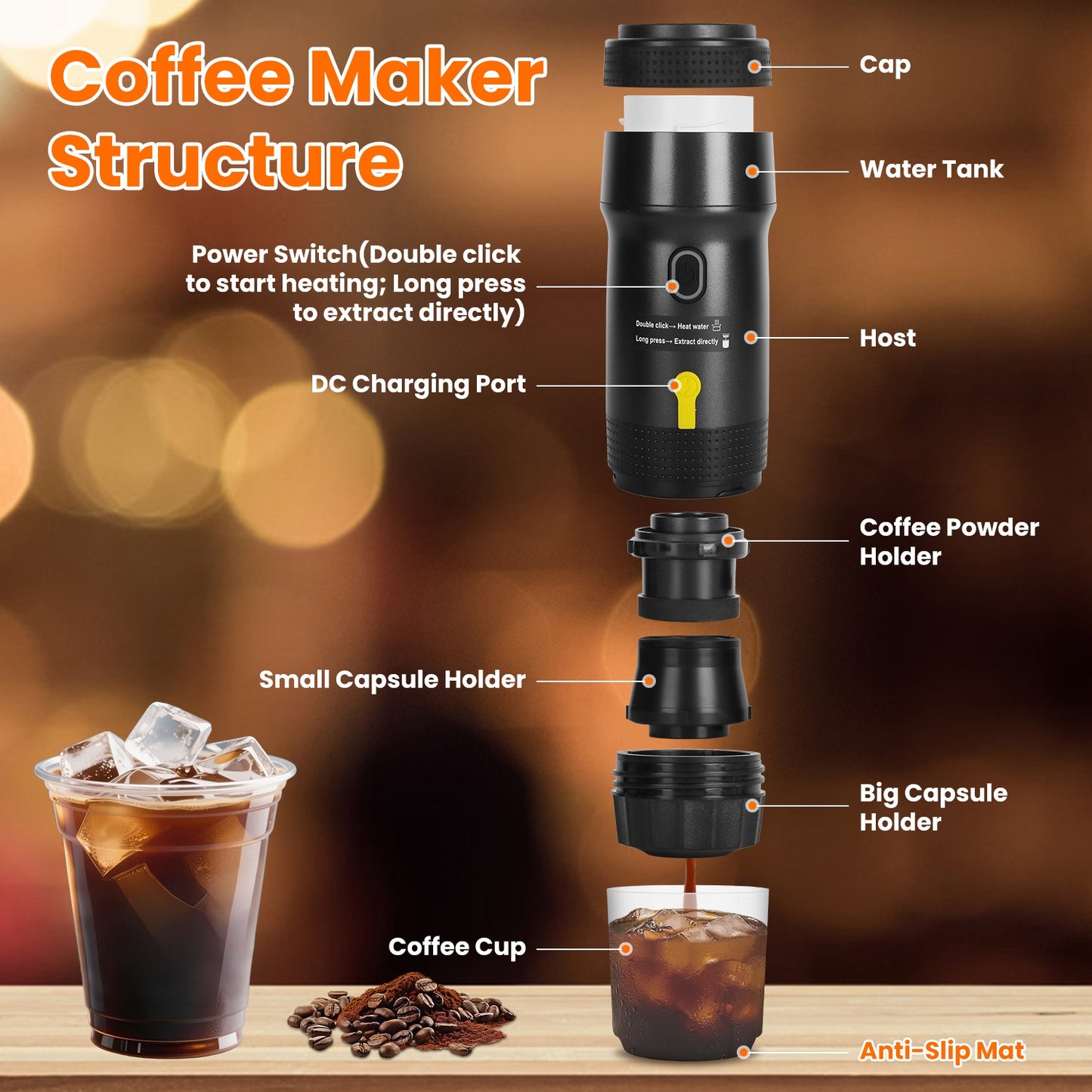 MiniBrew™ Portable Espresso Maker